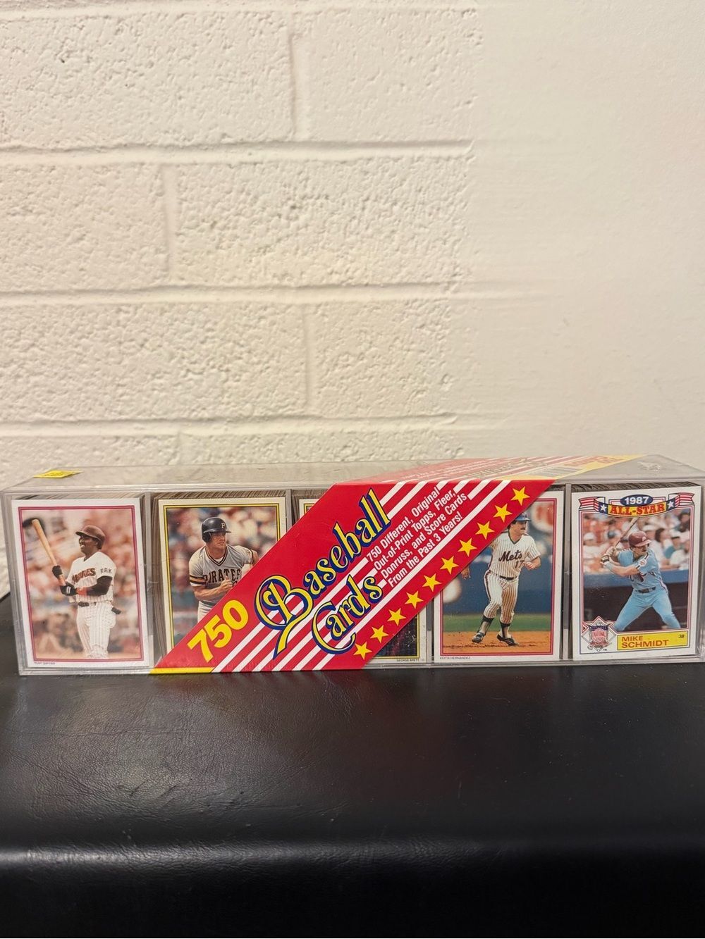 Vintage 1990 Megacards 750 Baseball Cards Factory Sealed Polystyrene Case Stars